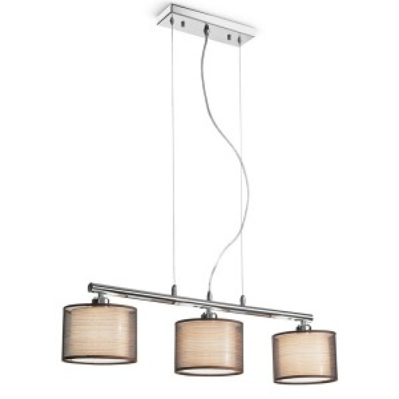 Perenz Κρεμαστή Ράγα Με Υφασμάτινο Καπέλο 5970  Κρεμαστό Πολύφωτο