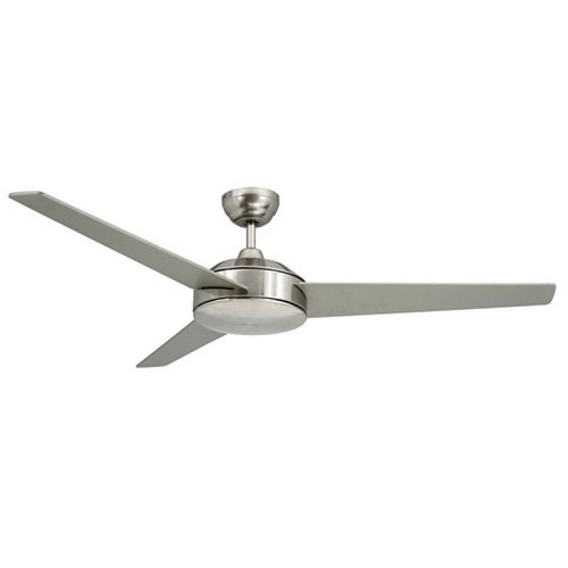 Vam Vega Brushed Nickel VBN52 Με φως 132 cm /Πλήθος Πτερυγίων 3
