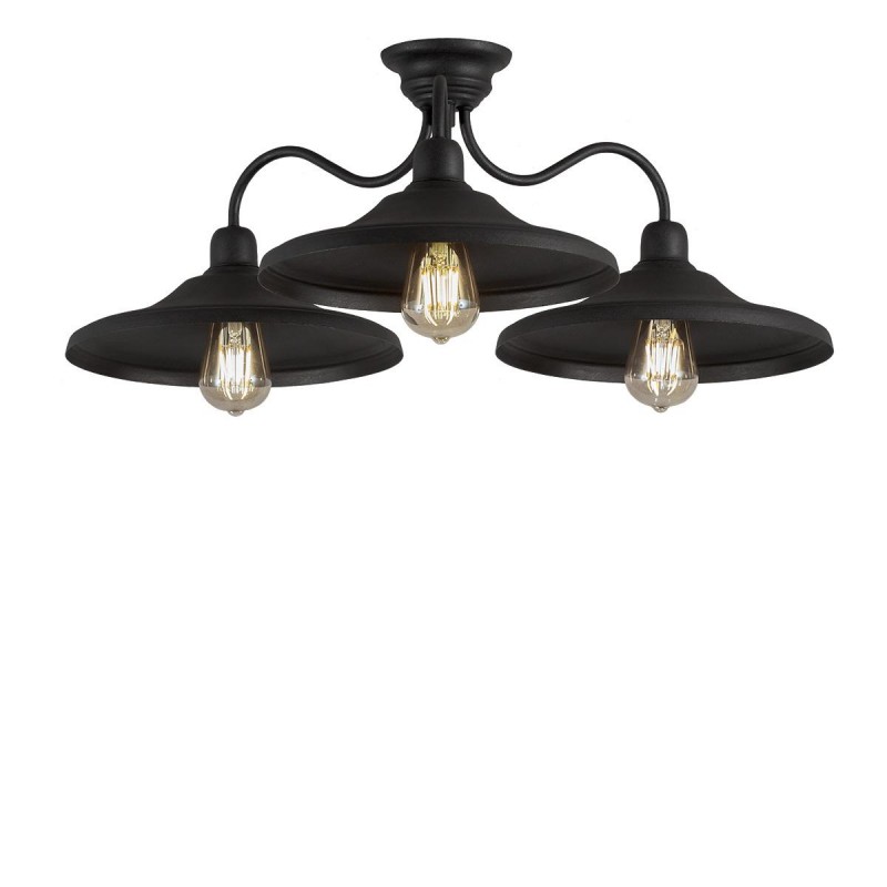 Φωτιστικό οροφής σε πατίνα γραφίτη | ΙΟΣ 8026CO/30/3