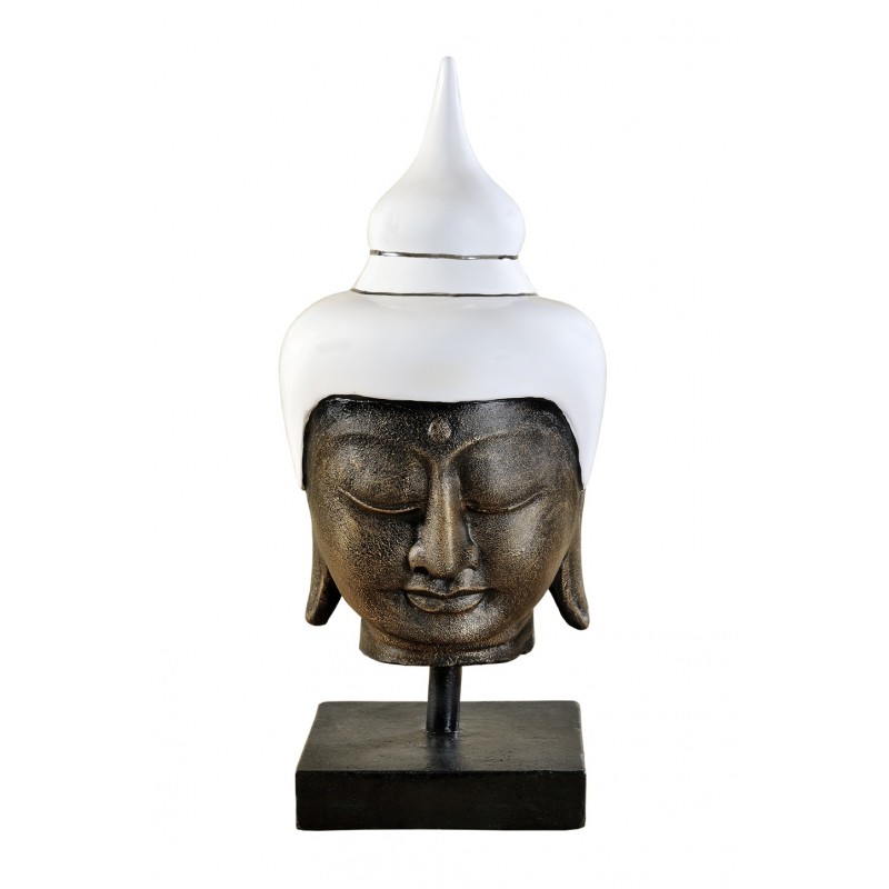 190284 ( λευκο) - ΒΟΥΔΑΣ ΕΠΙΤΡΑΠΕΖΙΟΣ 22Χ22Χ55cm διάμετρος κεφαλιού 73 cm