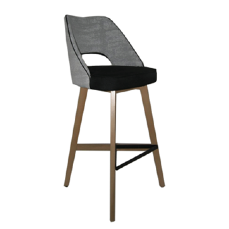 S 955- Σκαμπώ ξύλινο απο μασίφ οξιά Υ: 112 Β: 54 Μ: 51