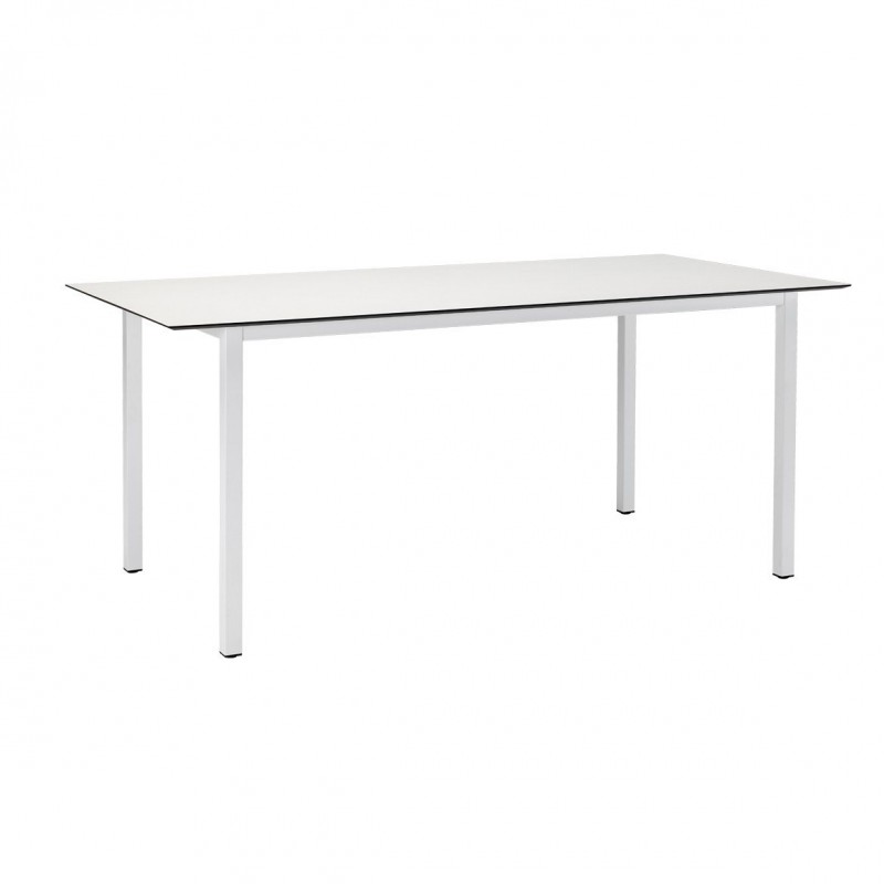 TABLE PRANZO( 2417) - Τραπέζι 160χ90χ75 μεταλλικό με επιφάνεια 12mm compact laminate