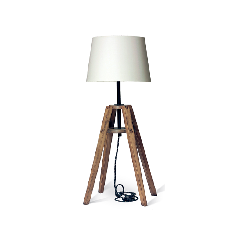 Ξύλινο Φωτιστικό Χαμηλό από μασίφ οξιά  Υ: 147 Β: 47 Μ: 47 – κωδικός  PF 1 X