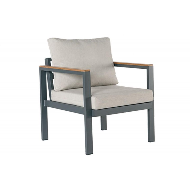 Καναπές μονοθέσιος,65X73X68cm με ηλεκτροστατική βαφή δερματίνη- ύφασμα- ΒΤΖΑ Ρόδος 1200Κ1