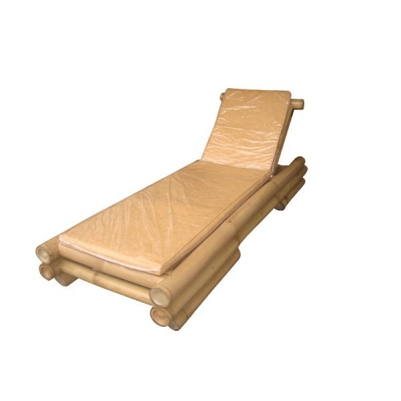 Ξαπλώστρα Bamboo  Ξαπλώστρα μπαμπού  200χ65χ25 cm ( χωρίς μαξιλάρι )