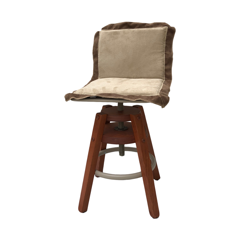 MX 8 - Σκαμπό  ξύλινο με βίδα  κάθισμα min 48 - max 68