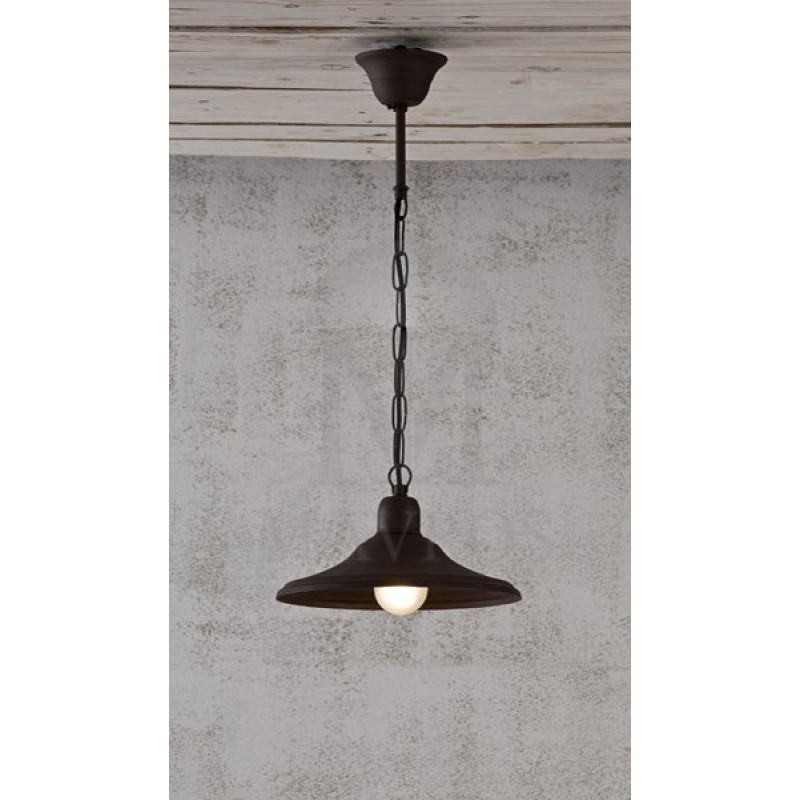 Παραδοσιακό κρεμαστό φωτιστικό σε πατίνα γραφίτη | ΙΟΣ 3026C/20