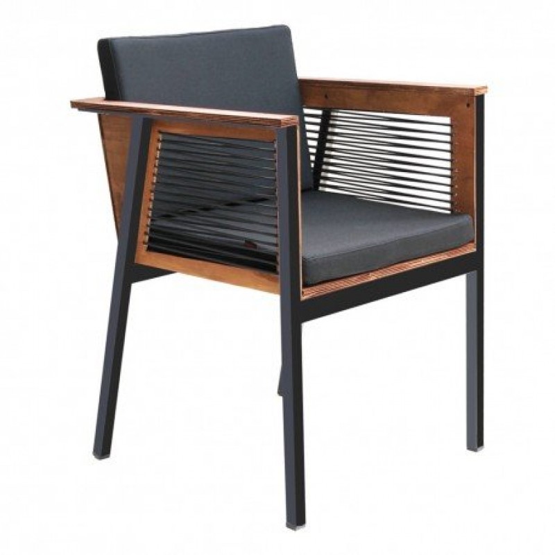 P 633 - Πολυθρόνα απο marine plakaz με νημα pvc Υ: 70 Β: 55 Μ: 54