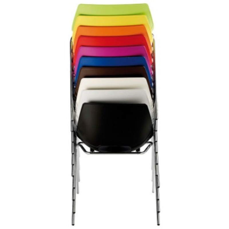 THESIS Oki 2  Καρέκλα  με αναλόγιο  στιβαζόμενη  ( δυνατότητα επιλογής χρωμάτων )