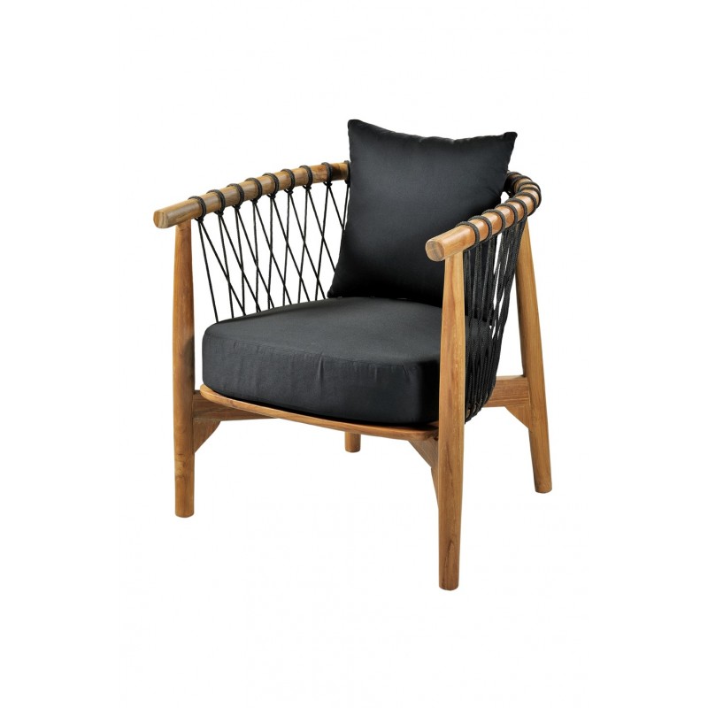JK 123064 Καρέκλα ξύλινη teak  - Βαθος 50, ύψος καθ.40 υψος πλατης 70 ,Φαρδος 62