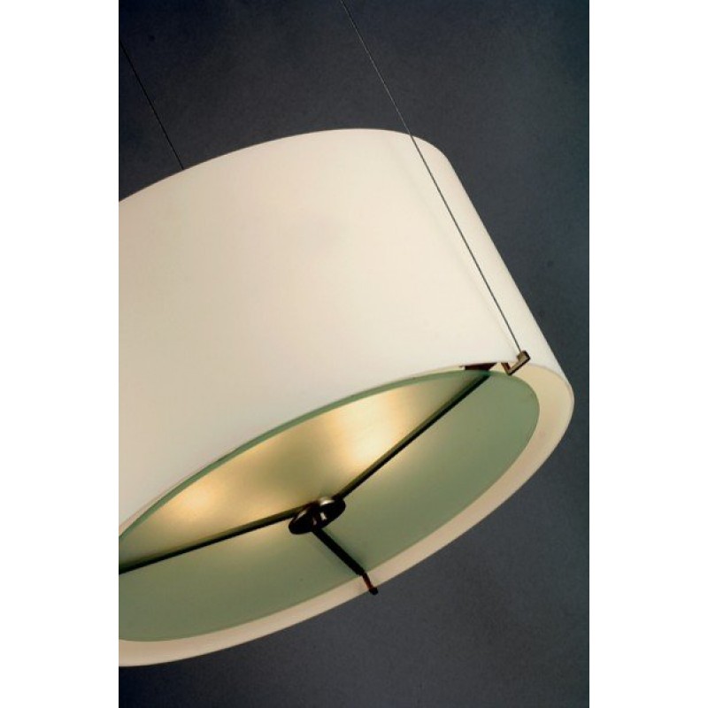 Μοντέρνο λευκό μονόφωτο Μουράνο | ΚΥΛΙΝΔΡΟΙ 39386G