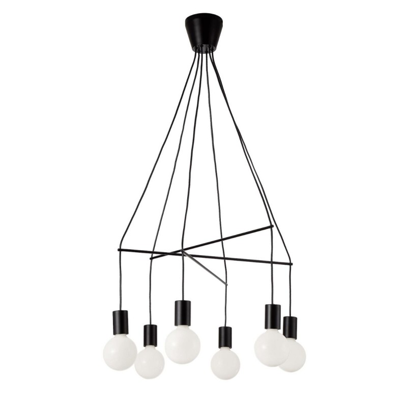 VIOKEF ΕΞΑΦΩΤΟ ΦΩΤΙΣΤΙΚΟ ΟΡΟΦΗΣ ΜΕΤΑΛΛΙΚΟ ΜΑΥΡΟ GLORIA 4234000