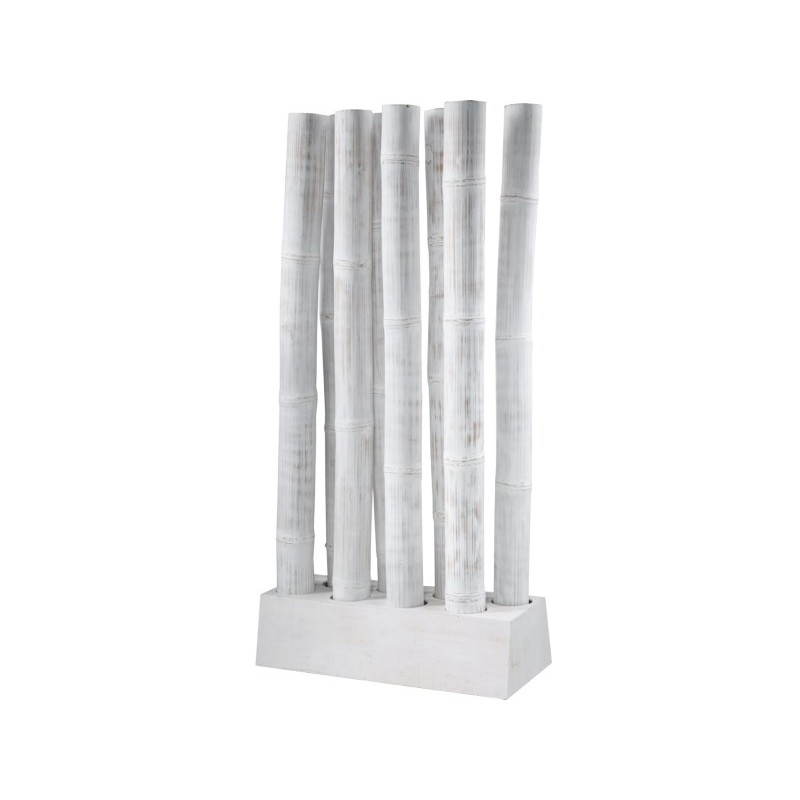 Διαχωριστικό – παραβάν  από φυσικά καλάμια  bamboo σε ξύλινη βάση. Διάσταση: 1,00Χ0,30Χ2,00.- jk 700165