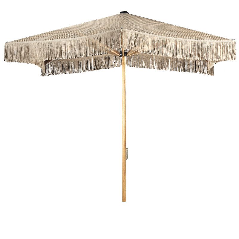 Ομπρέλα - OP 24 FD  Πλεχτή ομπρέλα  από μασίφ οξιά, με δίχτυ -240X240 cm