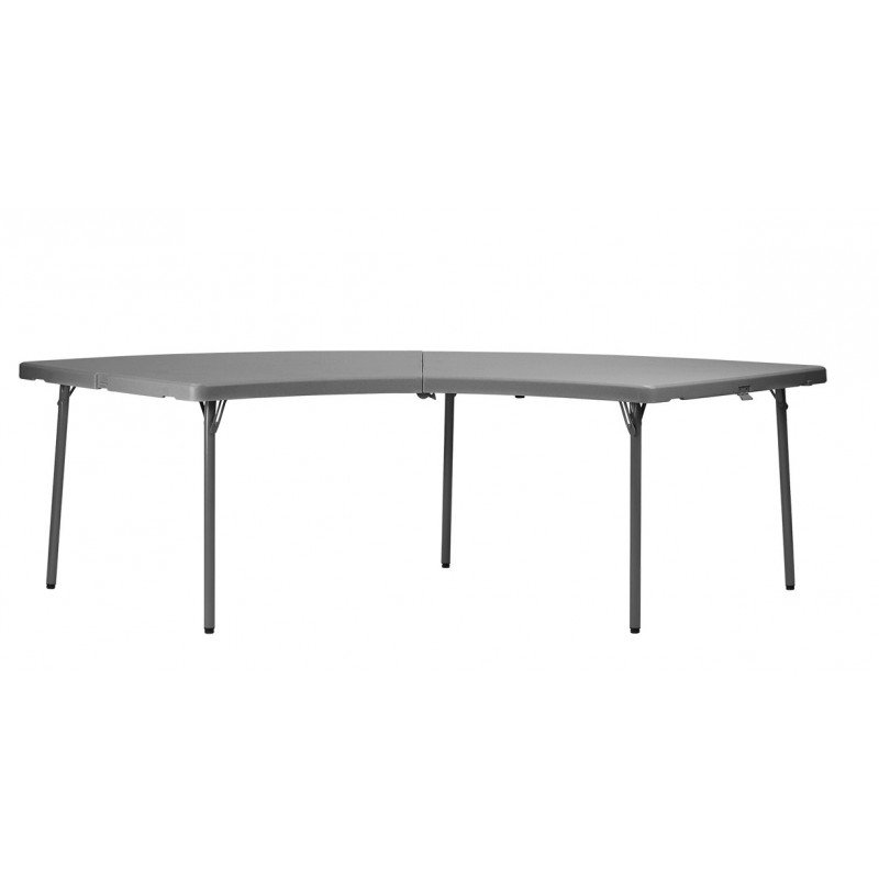 XL moon (Κωδικός  xl moon)   πτυσσόμενο πλαστικό τραπέζι ( Μήκος εξωτερικό 231cm, Μήκος εσωτερικό 130cm, Πλάτος 76,2cm, Ύψος 74,3cm)