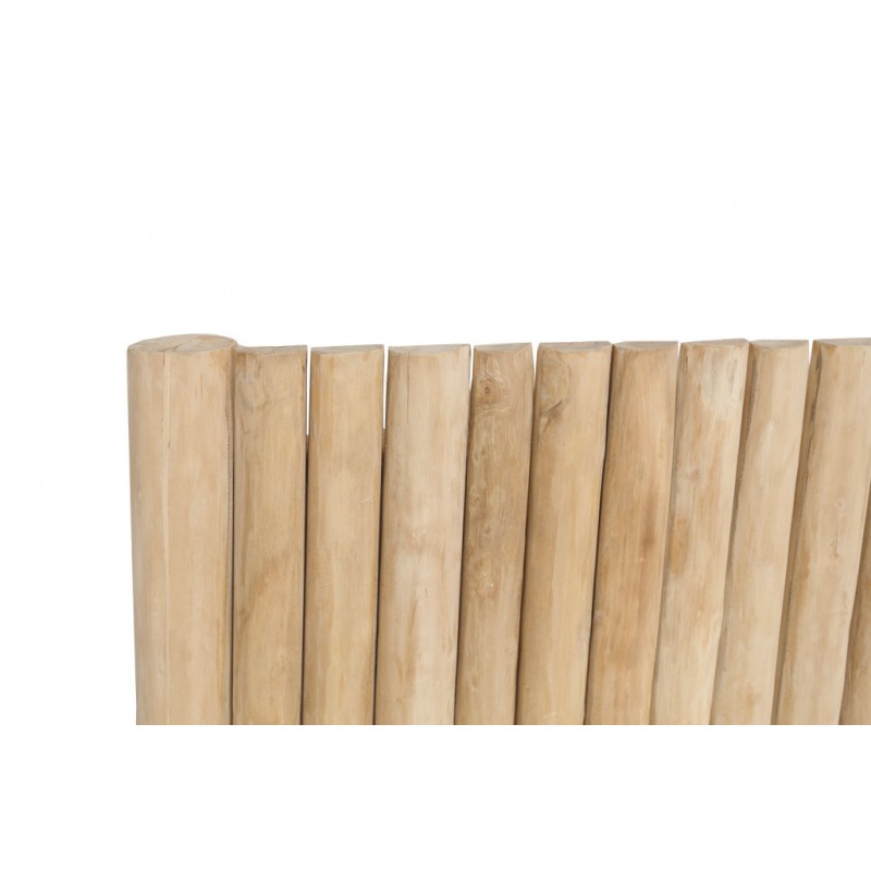 JK 123172  Κεφαλάρι από μασίφ ξύλο τεακ.  Διάσταση 1,80Χ1,00X5 cm