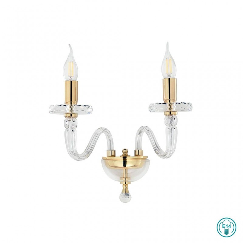 Απλίκα Ondaluce Ap.Bach/2SP ORO Διάφανη-Χρυσή