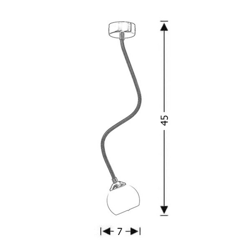 Σπιράλ φωτιστικό | FLEX COLOUR 39531