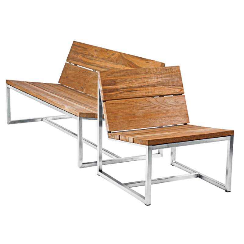 Am 13 Πολυθρόνα μεταλλική με ξύλινο κάθισμα Μ. 100 Β: 60 Μ: 57