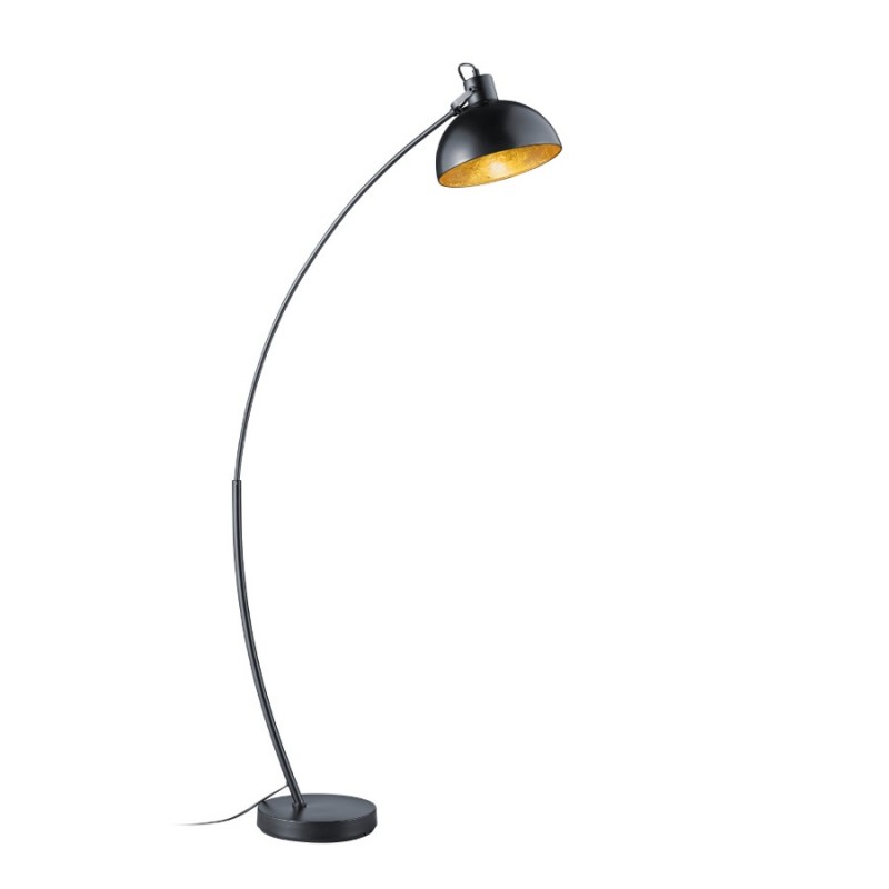 Φωτιστικό δαπέδου ύψος 1.55m μαύρο ματ 230V 1xE27 RECIFE R46041032 RL