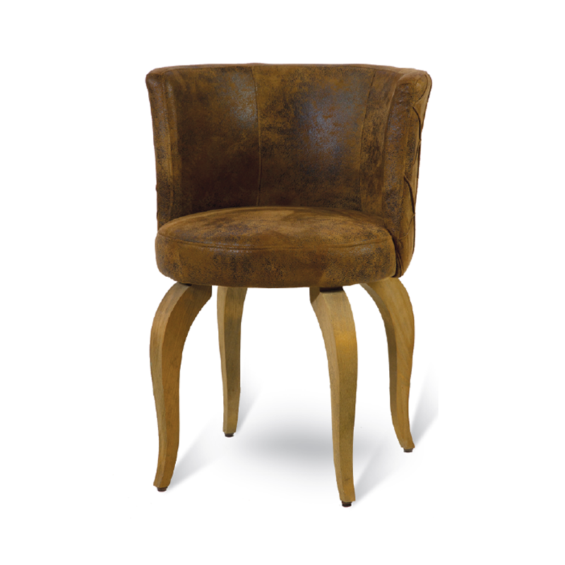 PIT 30 -Πολυθρόνα ξύλινη κλασσική  με ταπετσαρία.  Υ: 79 Β: 50 Μ: 59