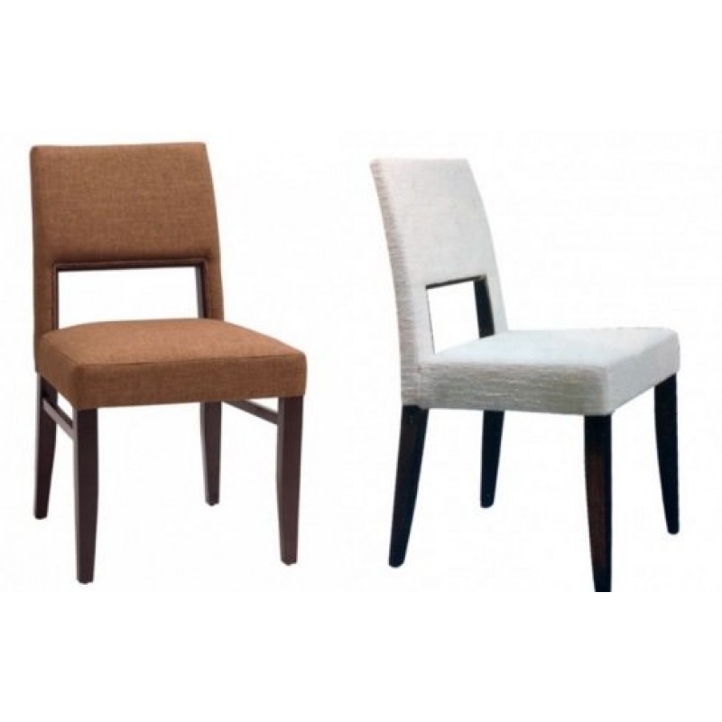 K 341 Καρέκλα ξύλινη οξιά ,κάθισμα ύφασμα  Υ: 80 Β: 52 Μ: 51