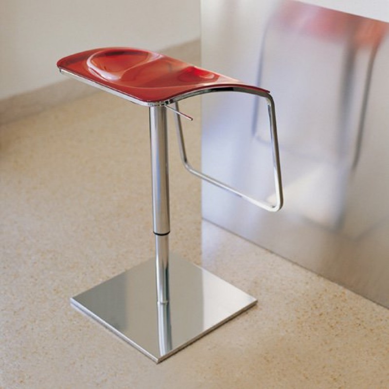 Pedrali  AROD 560  Σκαμπό μπαρ περιστρεφόμενο με καθισμα απο πολυκαρμπονικό