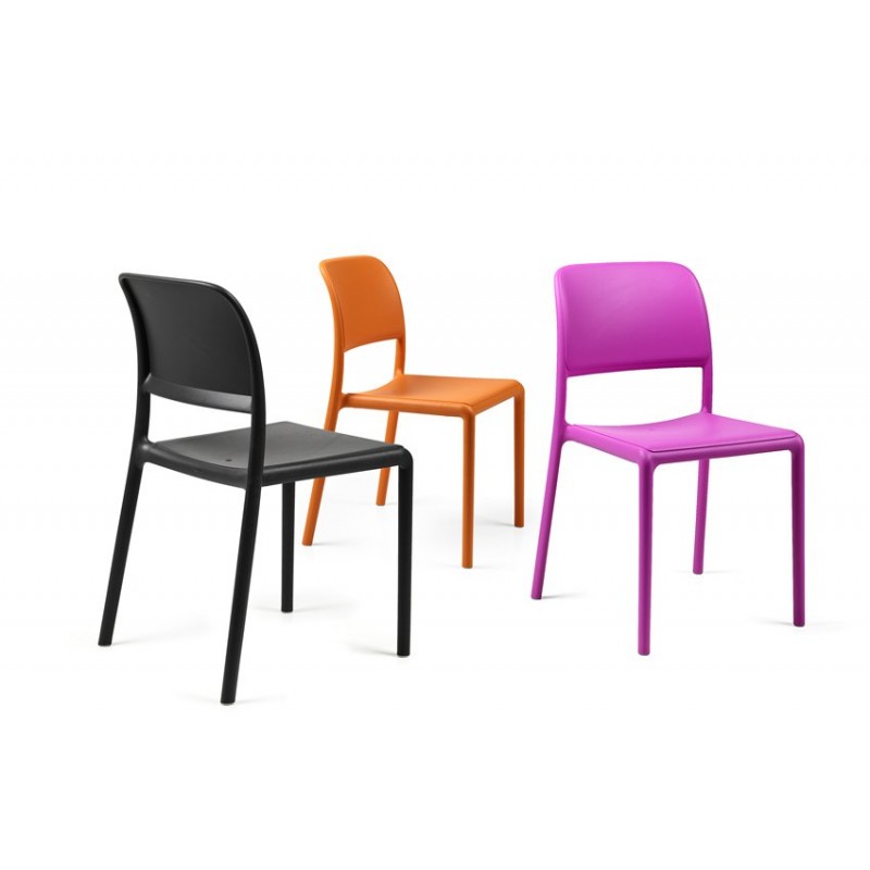 Nardi RIVA Bistrot  Καρέκλα  από πολυπροπυλένιο ανθρακί 40243.02.000.06 (49Χ54Χ83cm)