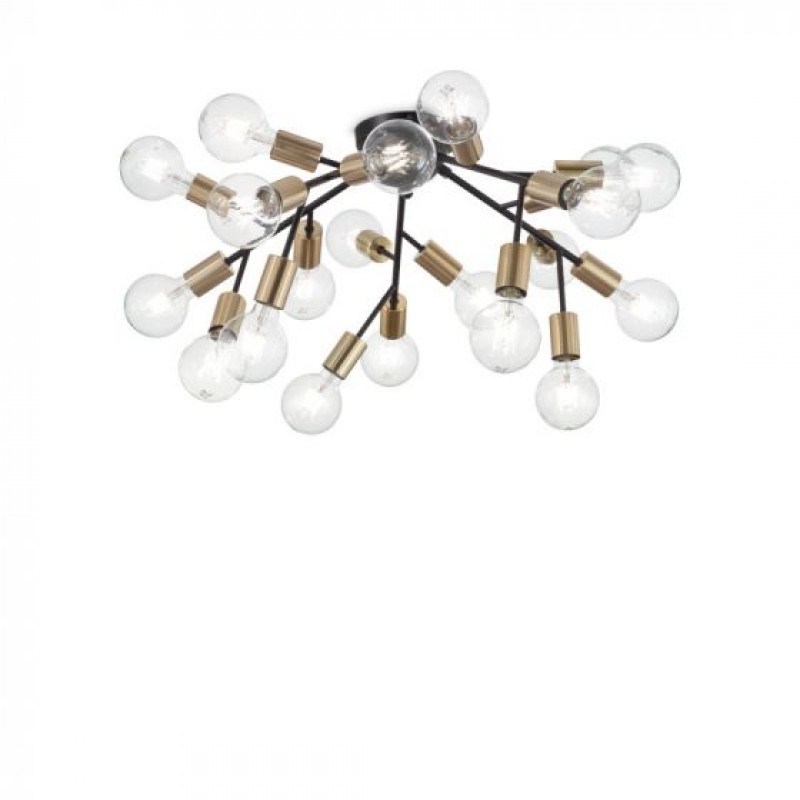 IDEAL LUX 20ΦΩΤΟ ΦΩΤΙΣΤΙΚΟ ΟΡΟΦΗΣ ΜΕΤΑΛΛΙΚΟ ΜΑΥΡΟ SPARK PL20 238333