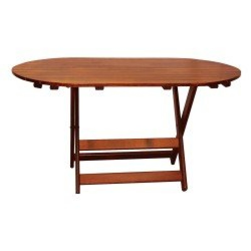 T 120 Τραπέζι κήπου από μασίφ οξιά 120x65 cm