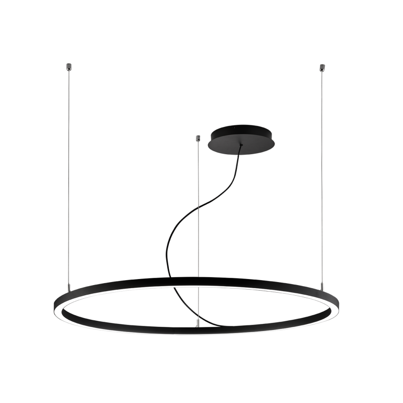 VIOKEF ΦΩΤΙΣΤΙΚΟ ΟΡΟΦΗΣ LED ΜΕΤΑΛΛΙΚΟ ΜΑΥΡΟ Ø90 VERDI 4224100