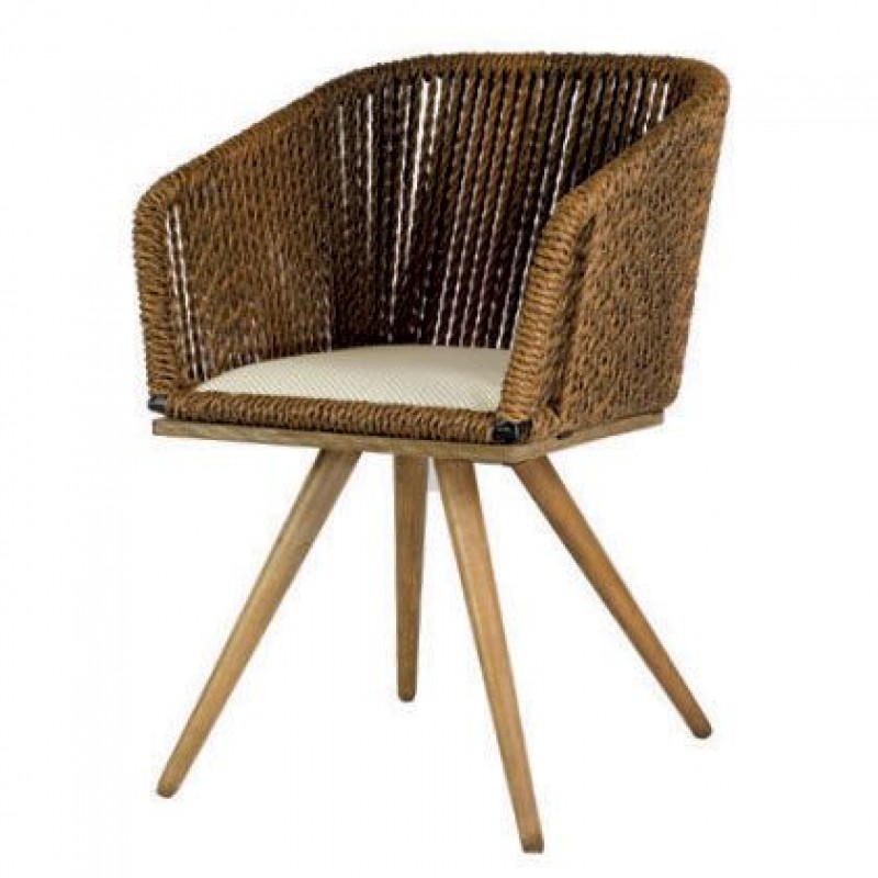 Ξύλινη Πολυθρόνα - K913N  60x54x80cm -