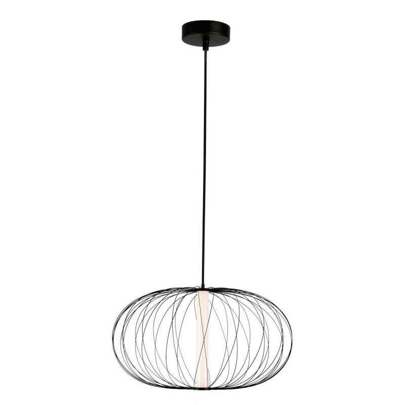 VIOKEF ΦΩΤΙΣΤΙΚΟ ΟΡΟΦΗΣ LED ΜΕΤΑΛΛΙΚΟ ΜΑΥΡΟ ELLI 4238500