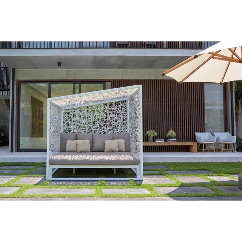 GEOMETRIC DAYBED - Καθιστικό Εξωτερικού Χώρου Πολυαιθυλενίου 200x200x200εκ. 