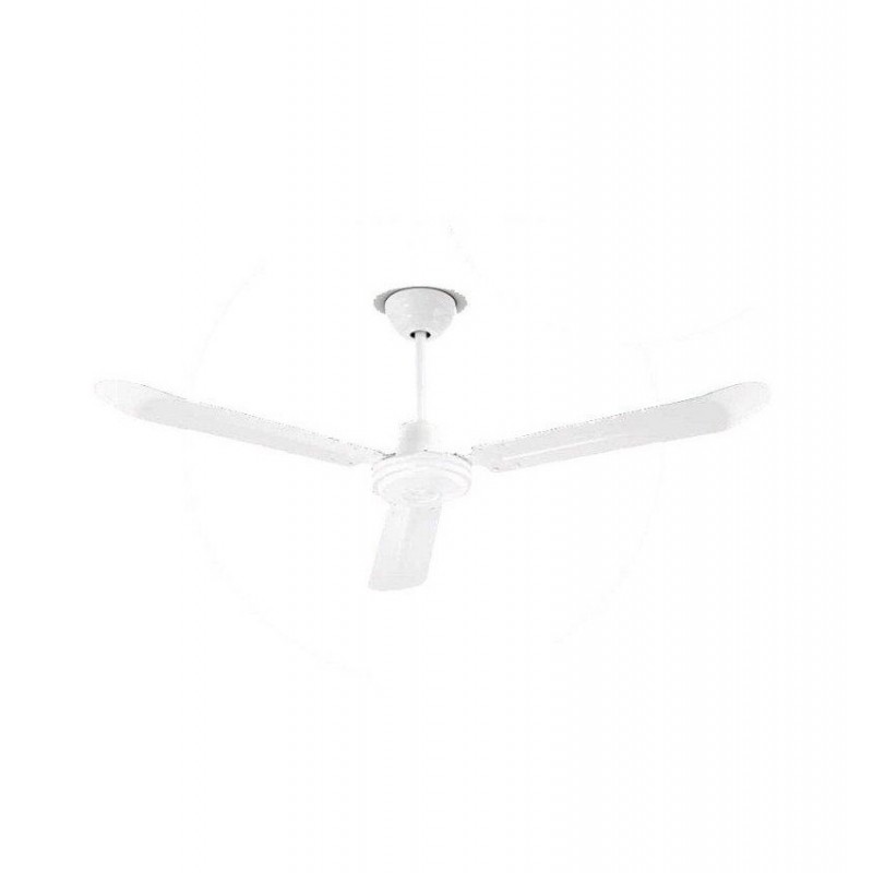 Ανεμιστήρας Οροφής 65W με διακόπτη τοίχου Athena λευκό Perenz Λευκό  -7028 B