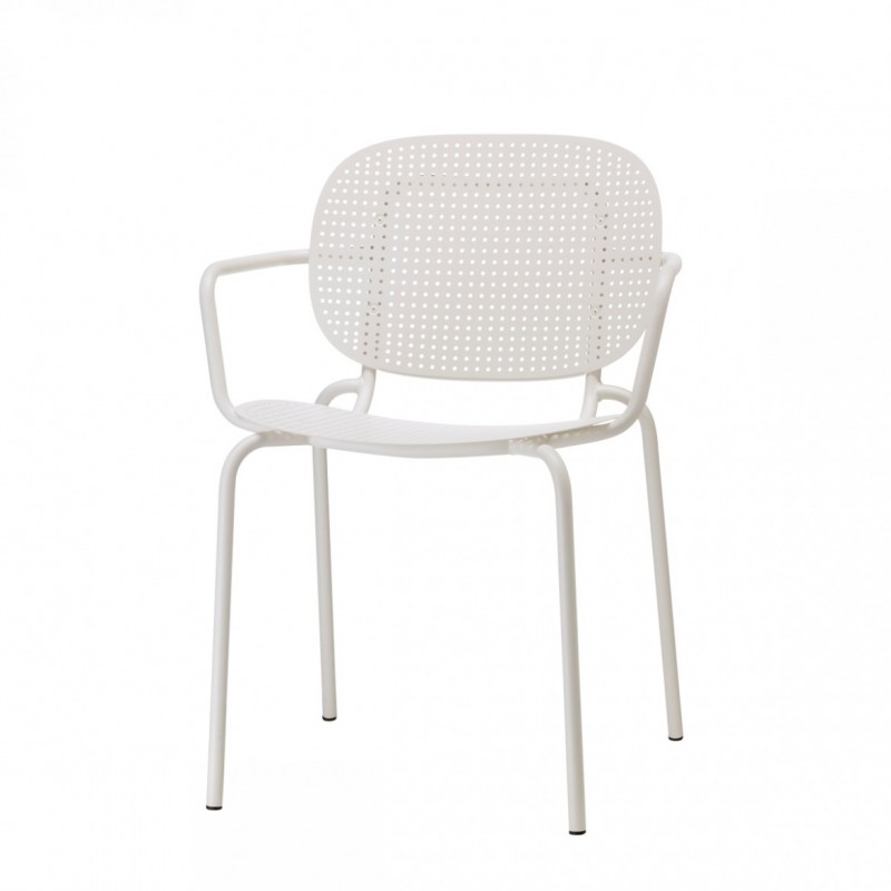 ARMCHAIR SI-SI DOTS ART. 2504  Μεταλλική καρέκλα 62χ55χ44-80cm σετ 2 τμχ 