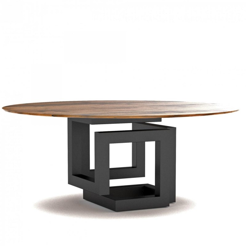 TS-854 - Μεταλλική Βάση Τραπεζιού 854 για επιφάνεια από ξύλο έως Φ140. 60x60x73cm