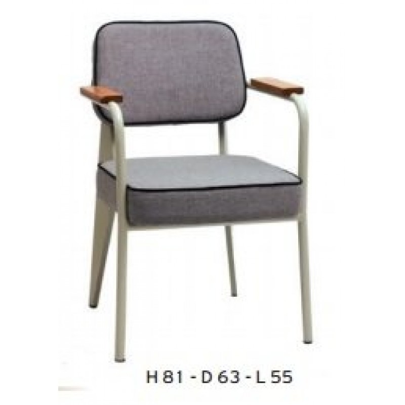 Me 18  Πολυθρόνα μεταλλική  με ύφασμα