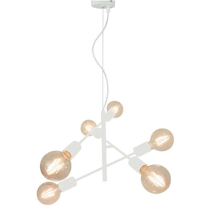 VIOKEF ΦΩΤΙΣΤΙΚΟ ΟΡΟΦΗΣ ΜΕΤΑΛΛΙΚΟ ΛΕΥΚΟ FREESTYLE 4193101