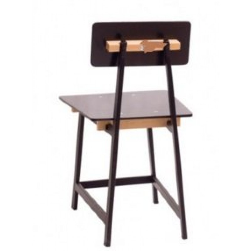 S 158 Μεταλλικό σκαμπώ.με κάθισμα απο marine plakaz Υ: 107 Β: 47 Μ: 43