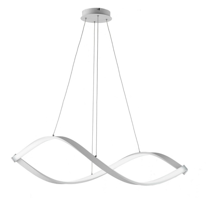 Φωτιστικό κρεμαστό 230V led 43w 3900Lm θερμό λευκό 3000k dimmable SO.NODO/100-BCA ONDALUCE