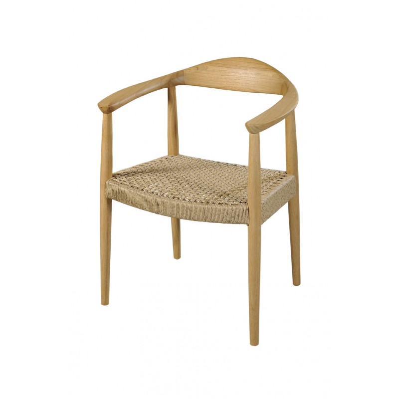 JK 123911 Καρέκλα ξύλινη teak  -0,64Χ0,46Χ0,78Χ0,45(υψος καθισματος)