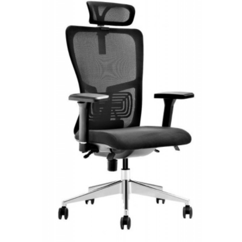 Καρέκλα γραφείου ανατομική Nec Comfort 03 Plus II black  - διαστάσεις 66*64*115/126cm