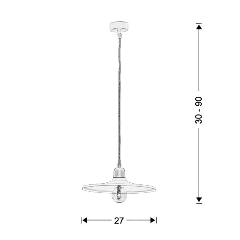 Φωτιστικό ρουστίκ | ΔΗΛΟΣ 3022C