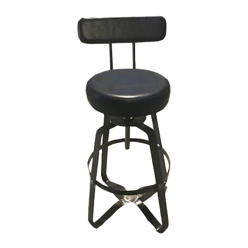 MS 64  Μεταλλικό σκαμπώ ηλεκτροστατικής βαφής μετάλλου, Δ: Ø38 - Y 65-85 cm