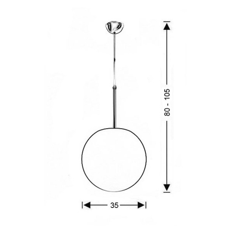 Μοντέρνο κρεμαστό φωτιστικό Μουράνο | ΜΠΑΛΕΣ 3025N/35
