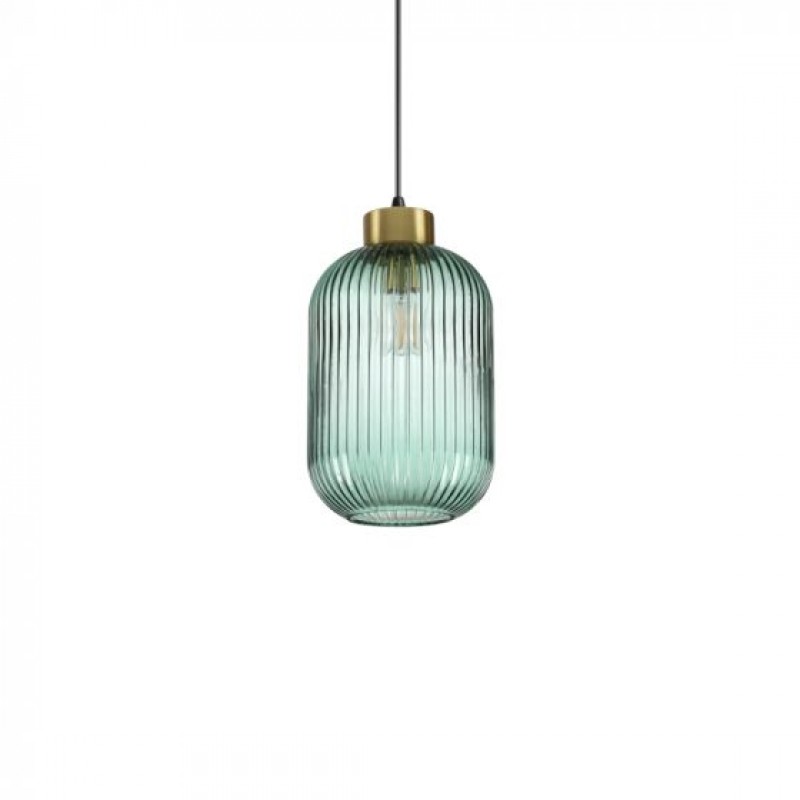 IDEAL LUX ΦΩΤΙΣΤΙΚΟ ΟΡΟΦΗΣ ΓΥΑΛΙΝΟ ΠΡΑΣΙΝΟ Ø14 MINT-1 SP1 248554