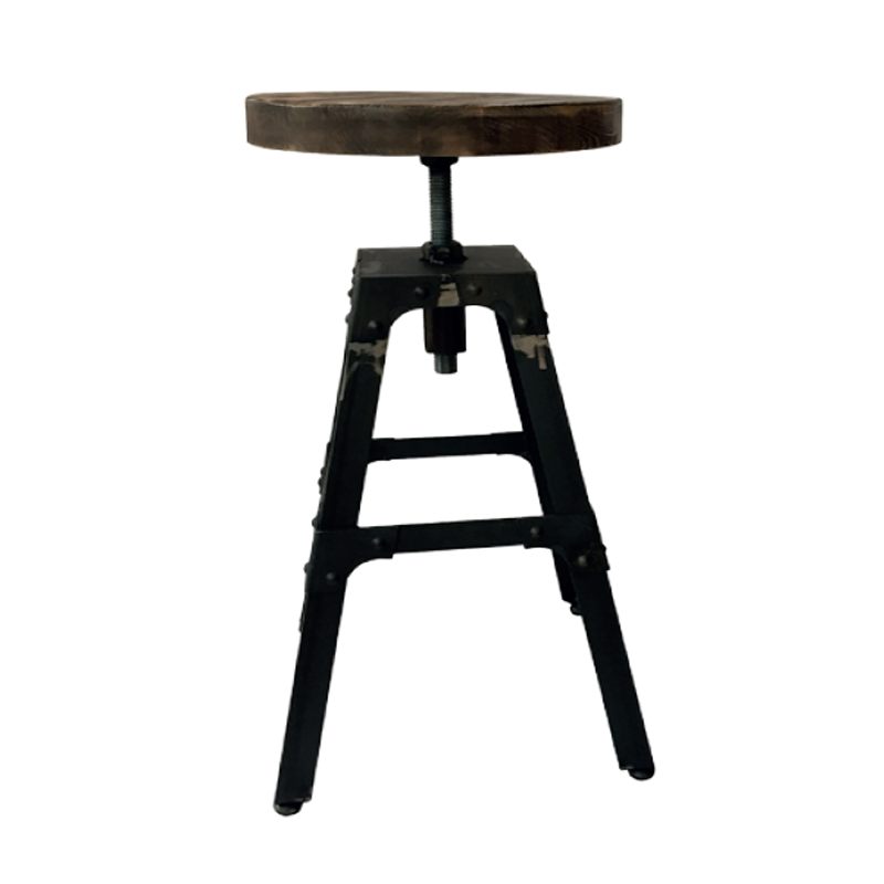 Σκαμπώ μεταλλικό ψηλό με βίδα –  FS 648