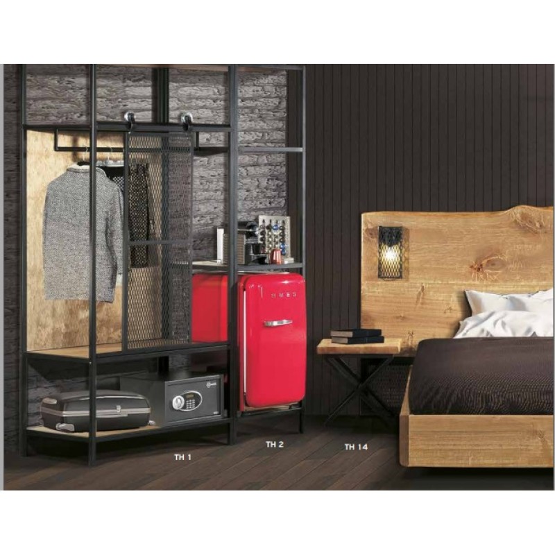 Μεταλλικό έπιπλο ραφιερα ηλεκτροστατικής βαφής μετάλλου.( Y198 x Π48 x B54 ) - TH2