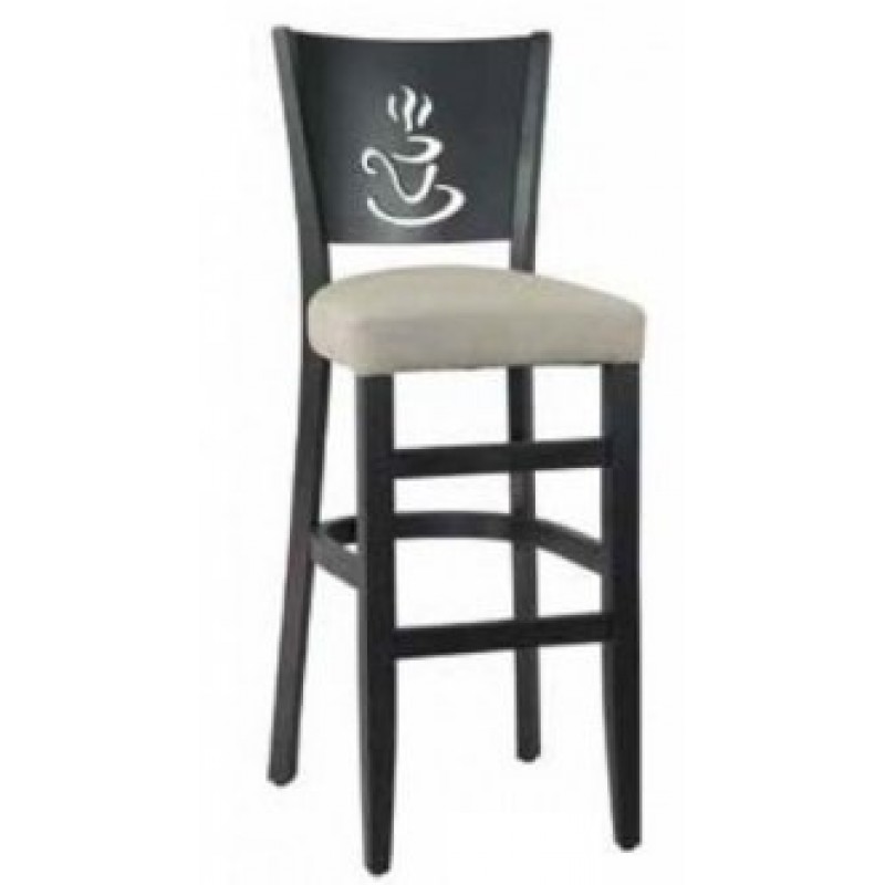 S 174 - Σκαμπό ξύλινο απο μασίφ οξιά.  Υ: 121 Β: 50 Μ: 40